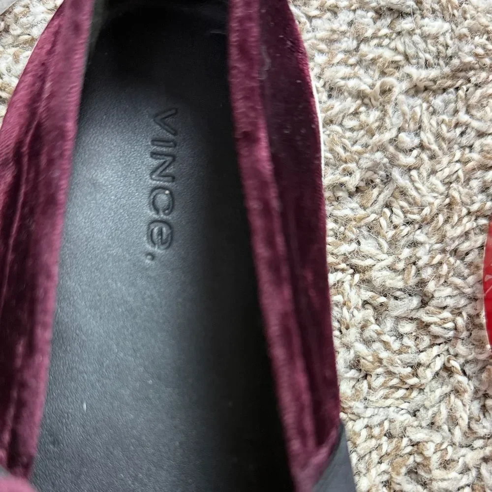 Vince Jewel Purple Velvet Slide on Sneakers